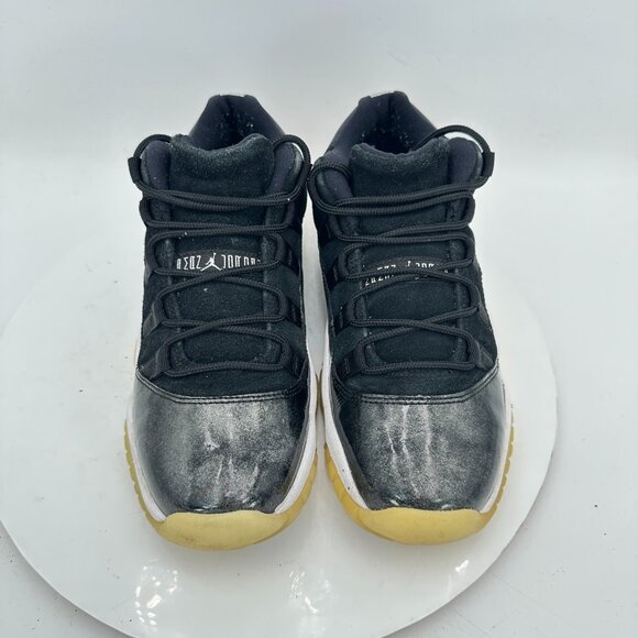 Nike Air Jordan 11 Retro Low Youth Size 7Y Women 8.5 528896-010 Baron Black Shoe - Picture 3 of 11